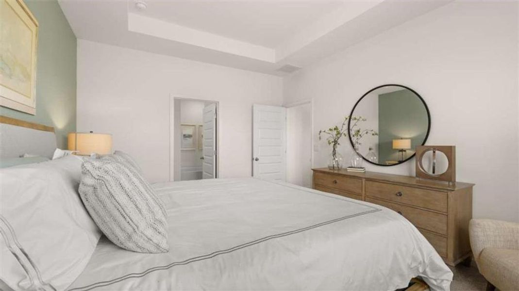 Furnished interior view inside a new home in The Preserve at Agricultural Village, Perry (Image 21).
