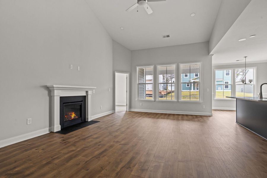 Spacious, unfurnished interior of a new home in High Point at Foxbank, Moncks Corner (Image 12).