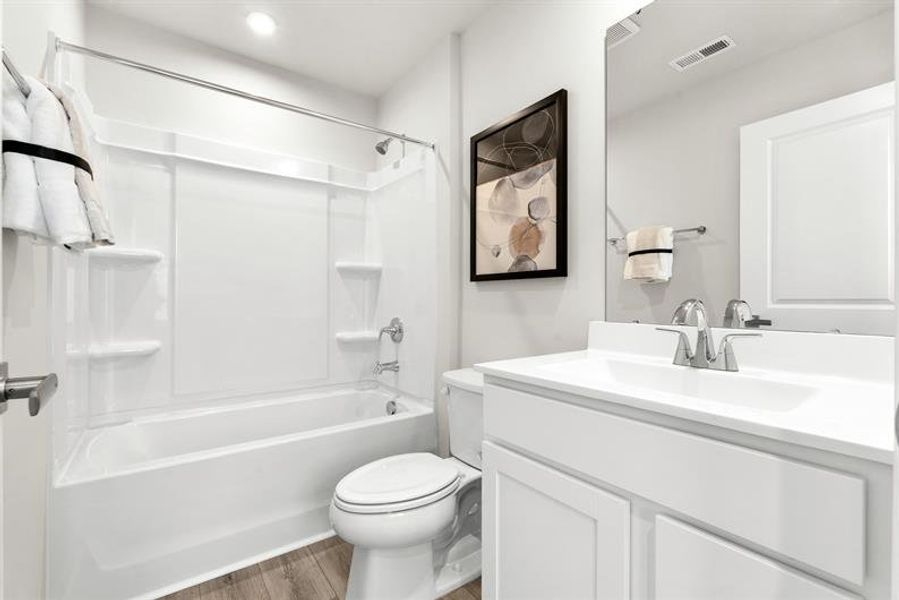 Representative furnished interior of a home built from the Fairview by Ryan Homes in Oakwood Trace, Fairburn (Image 37).