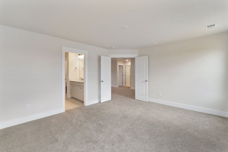Representative unfurnished interior of a home built from the Callaham by Hunter Quinn Homes in The Meadows at Midway, Anderson (Image 12).