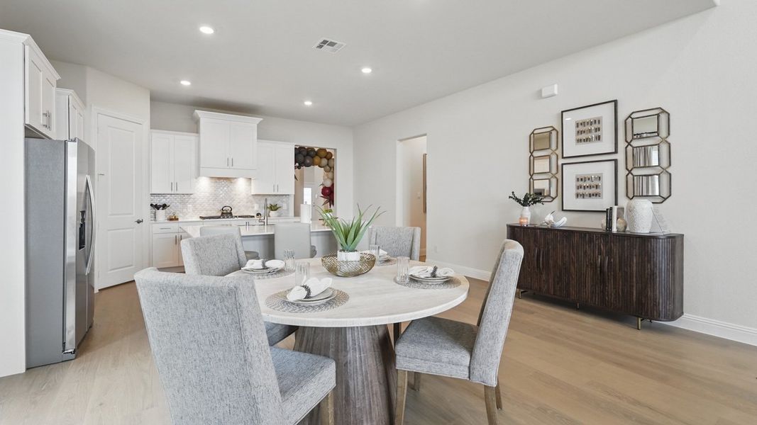 Furnished interior view inside a new home in Peachtree Meadows, Rockwall (Image 6).
