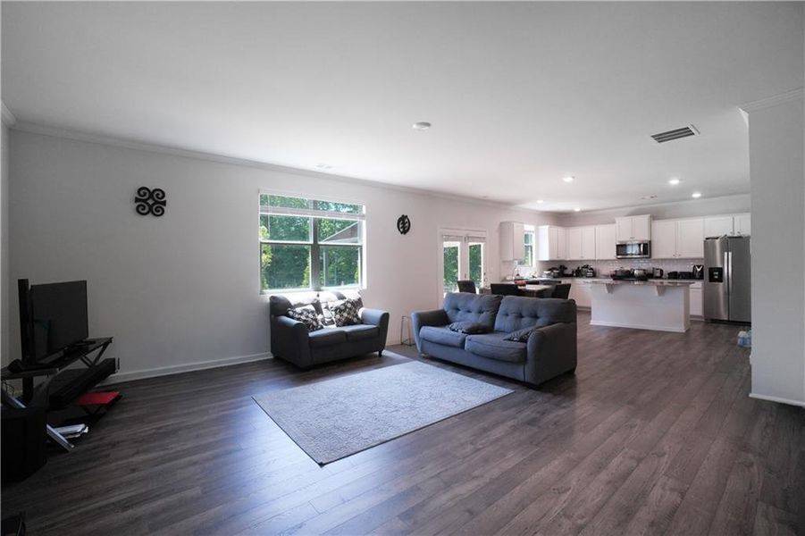 Furnished interior view inside a new home in , Braselton (Image 5).