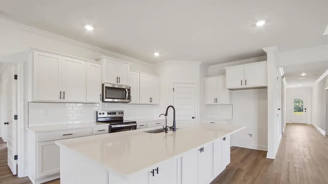 Furnished interior view inside a new home in Owl's Head Farms, Freeport (Image 4).