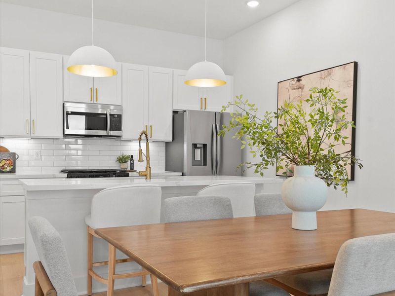 Furnished interior view inside a new home in Bauman Landing, Houston (Image 5).