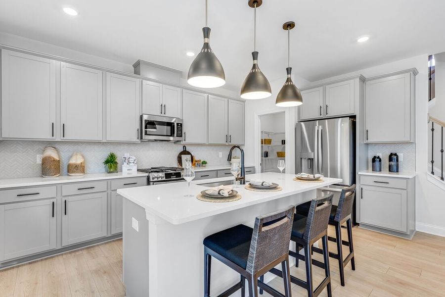 Representative furnished interior of a home built from the Ashford by Taylor Morrison in Eagle Trace, Wendell (Image 19).