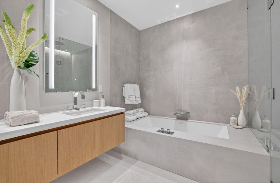 Furnished interior view inside a new home in , Fort Lauderdale (Image 8). Furnished interior view inside a new home in , Fort Lauderdale (Image 8).