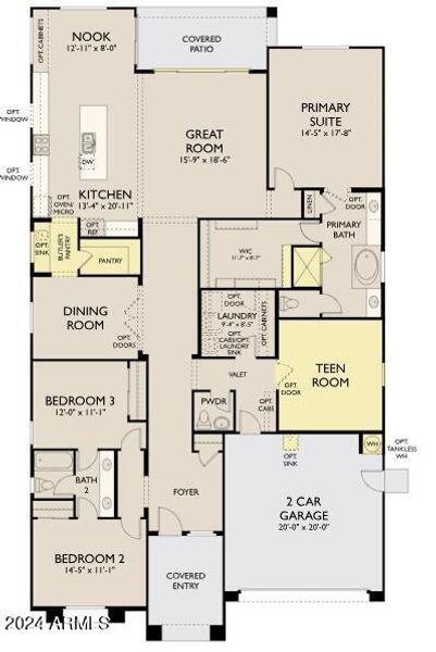 Lot 423 Floorplan Topaz QMI