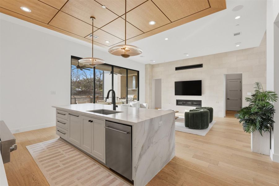 Furnished interior view inside a new home in , Bellaire (Image 12).