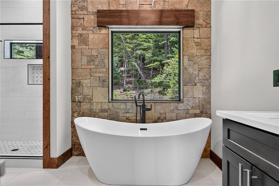 Furnished interior view inside a new home in , Morganton (Image 13).