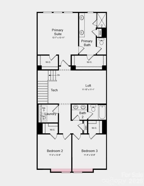 Second Floor Plan -  Additional Highlights Include: a freestanding gas range