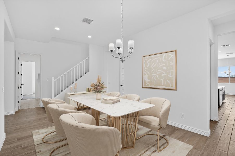 Furnished interior view inside a new home in Hawes Crossing, Mesa (Image 9).