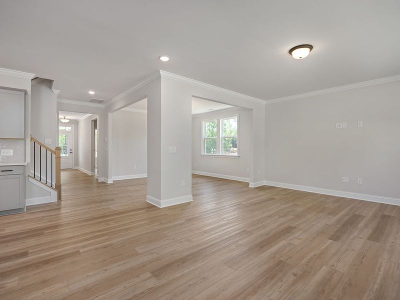 Representative unfurnished interior of a home built from the The Beech B by Davidson Homes LLC in Enclave at Belmont, Belmont (Image 43). Representative unfurnished interior of a home built from the The Beech B by Davidson Homes LLC in Enclave at Belmont, Belmont (Image 43).