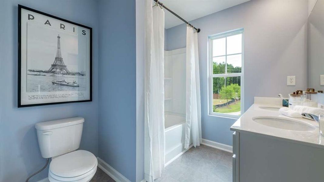 Furnished interior view inside a new home in Harvest Park, Decatur (Image 28).