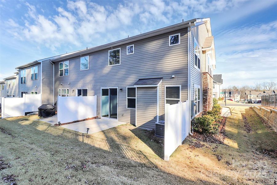 Exterior details and patio area of a home in Somerset, Fort Mill (Image 25). Exterior details and patio area of a home in Somerset, Fort Mill (Image 25).