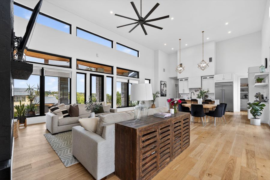 Furnished interior view inside a new home in , Spicewood (Image 8).