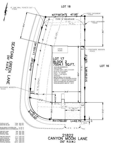 Plot Plan