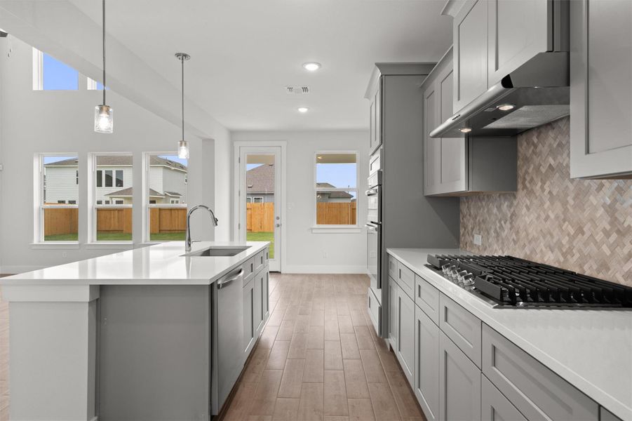 Furnished interior view inside a new home in Enclave at Cele, Pflugerville (Image 16). Furnished interior view inside a new home in Enclave at Cele, Pflugerville (Image 16).