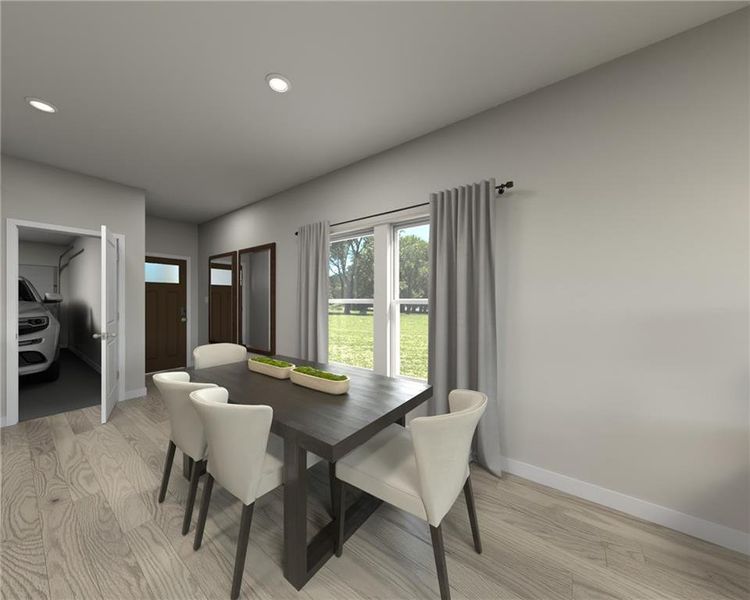 Furnished interior view inside a new home in Artisan Walk, Fairburn (Image 8).