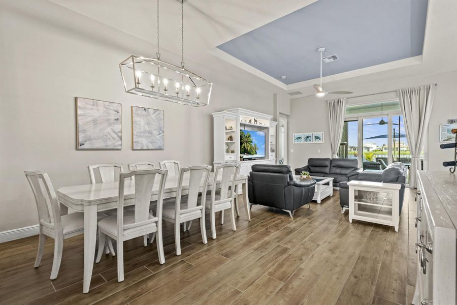 Furnished interior view inside a new home in , Port St. Lucie (Image 36).
