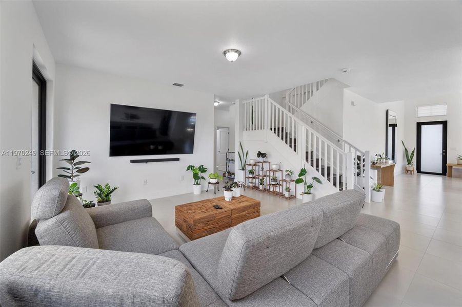 Furnished interior view inside a new home in , Miami (Image 19).