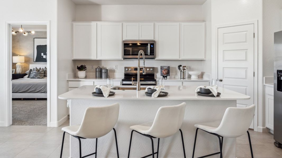 Furnished interior view inside a new home in Desert Moon Estates, Buckeye (Image 5).