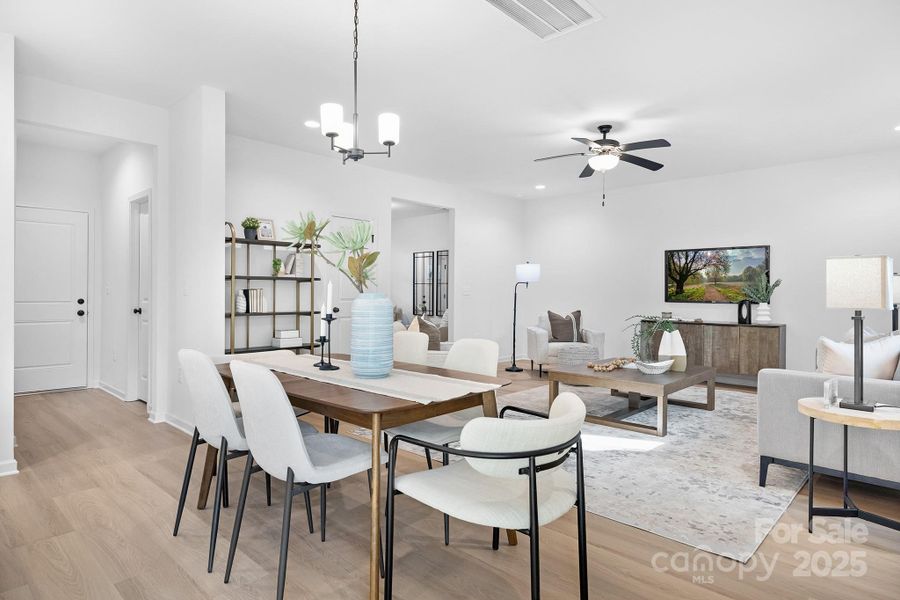Furnished interior view inside a new home in , Huntersville (Image 12). Furnished interior view inside a new home in , Huntersville (Image 12).