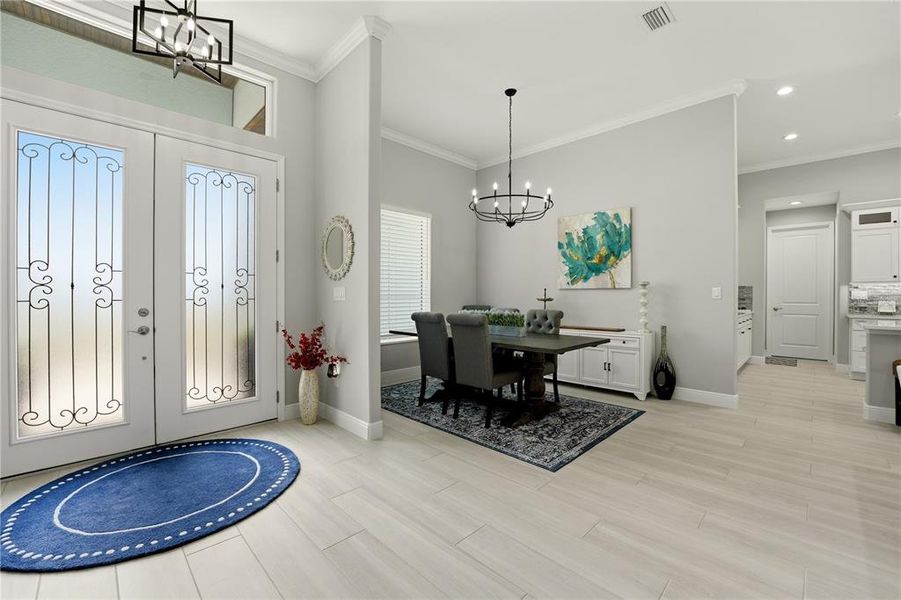 Furnished interior view inside a new home in , Rotonda West (Image 5).