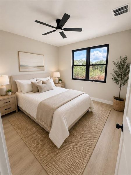 Furnished interior view inside a new home in , Orlando (Image 7).