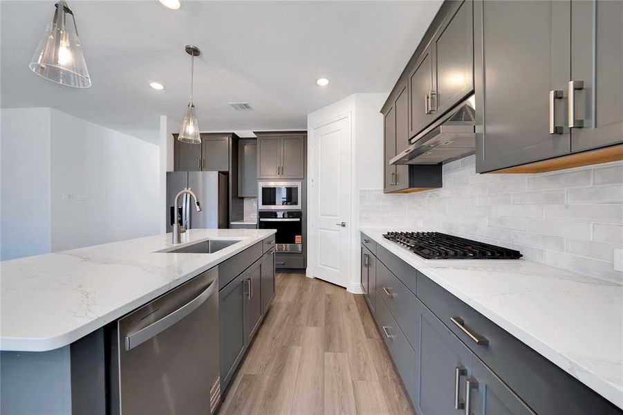 Furnished interior view inside a new home in Ashford Park - Texana Series, Corinth (Image 9). Furnished interior view inside a new home in Ashford Park - Texana Series, Corinth (Image 9).