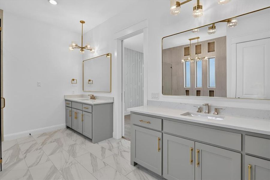 Furnished interior view inside a new home in , Godley (Image 8).