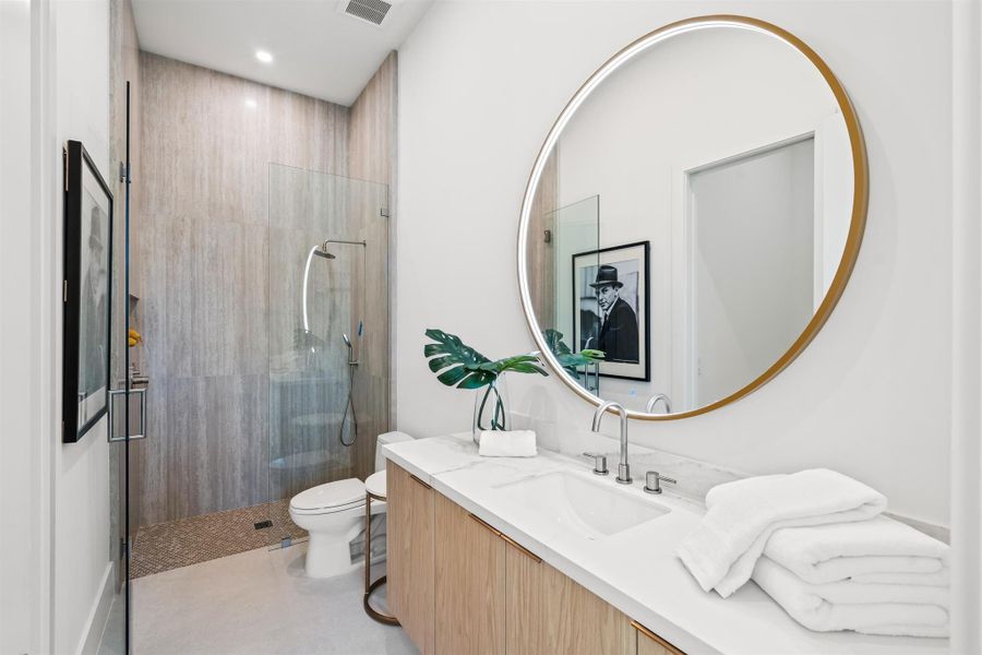 Furnished interior view inside a new home in , Delray Beach (Image 31).