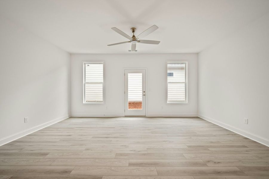 Representative unfurnished interior of a home built from the The Maplewood by Windsong Properties in Echols Farm, Hiram (Image 14). Representative unfurnished interior of a home built from the The Maplewood by Windsong Properties in Echols Farm, Hiram (Image 14).