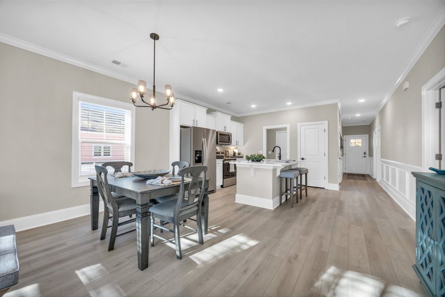 Representative furnished interior of a home built from the Glendale II by Great Southern Homes in White Oak Estates, Conway (Image 7).