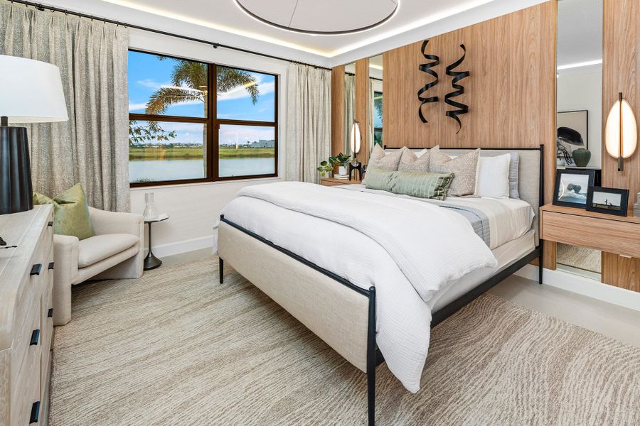 Representative furnished interior of a home built from the Bismarck by GL Homes in Valencia Parc at Riverland, Port St. Lucie (Image 10).