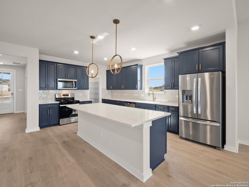 Furnished interior view inside a new home in Morgan Meadows, San Antonio (Image 6). Furnished interior view inside a new home in Morgan Meadows, San Antonio (Image 6).
