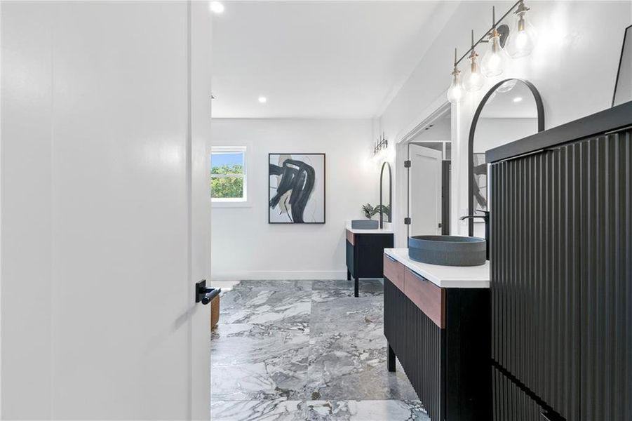 Furnished interior view inside a new home in , Atlanta (Image 10).