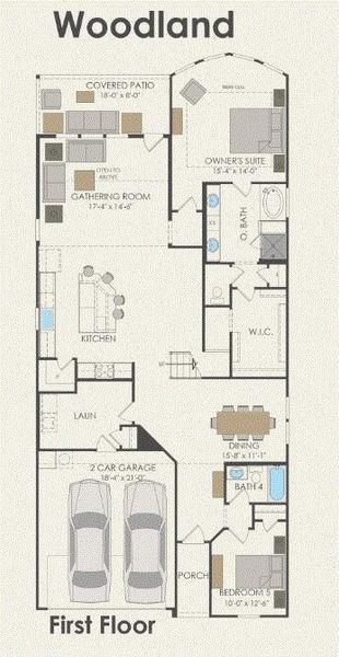 Pulte Homes, Woodland floor plan