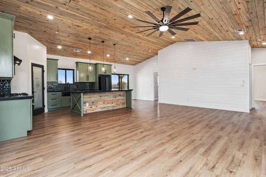 Living Room & Kitchen View