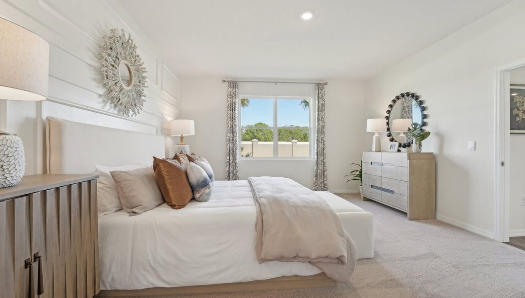 Representative furnished interior of a home built from the Delray by D.R. Horton in Abbott Park, Zephyrhills (Image 32).