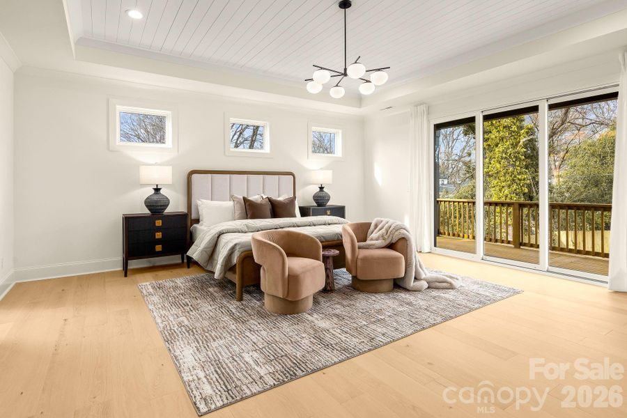 Furnished interior view inside a new home in , Charlotte (Image 5).