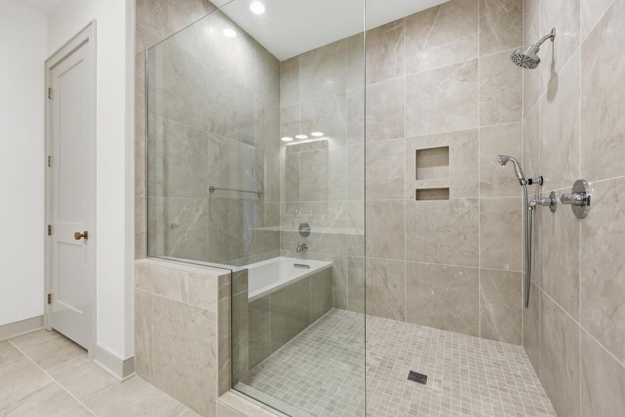 Furnished interior view inside a new home in , Charleston (Image 12).