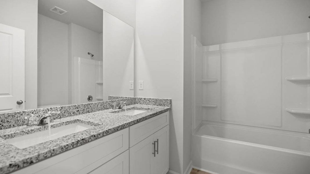 Representative furnished interior of a home built from the Denton by D.R. Horton in Chukker Creek Landing, Aiken (Image 7).