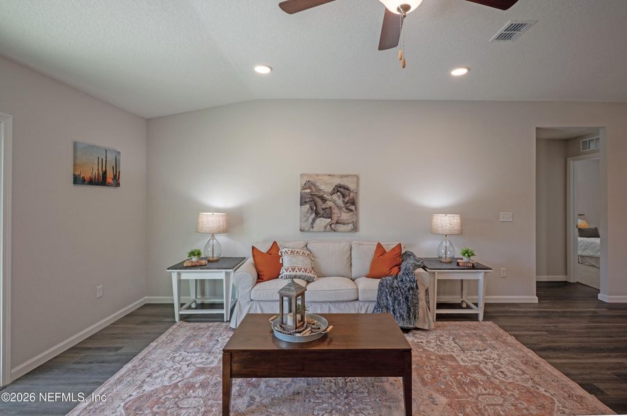 Furnished interior view inside a new home in , Jacksonville (Image 31).