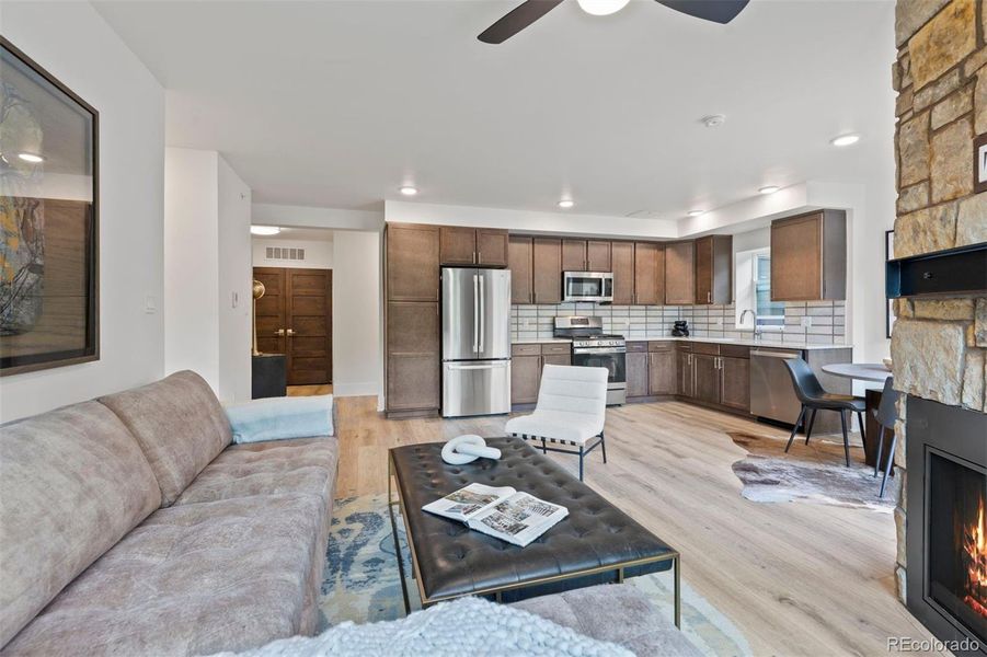 Furnished interior view inside a new home in , Silverthorne (Image 27).