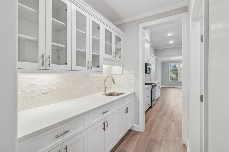 Furnished interior view inside a new home in Sinclair at Crawford Creek, Grovetown (Image 8).