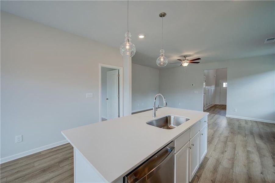Furnished interior view inside a new home in Chapel Hill, Newnan (Image 10).