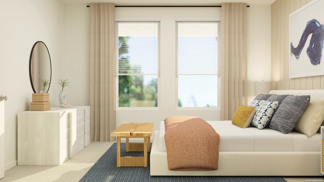 Furnished interior view inside a new home in Summerlin, San Antonio (Image 5).