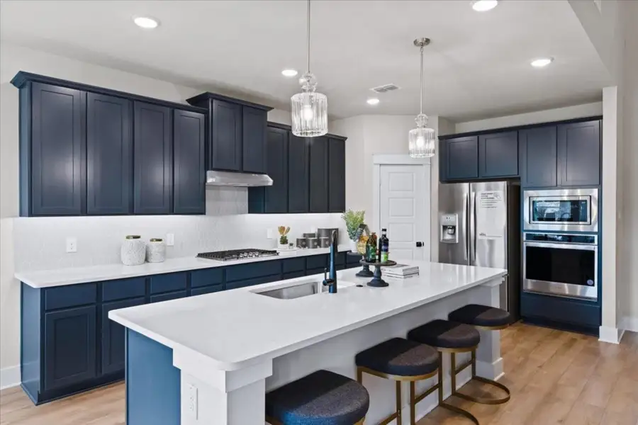 Representative furnished interior of a home built from the Katy Lakes Cypress 2821 by Brohn Homes in Katy Lakes, Katy (Image 4).