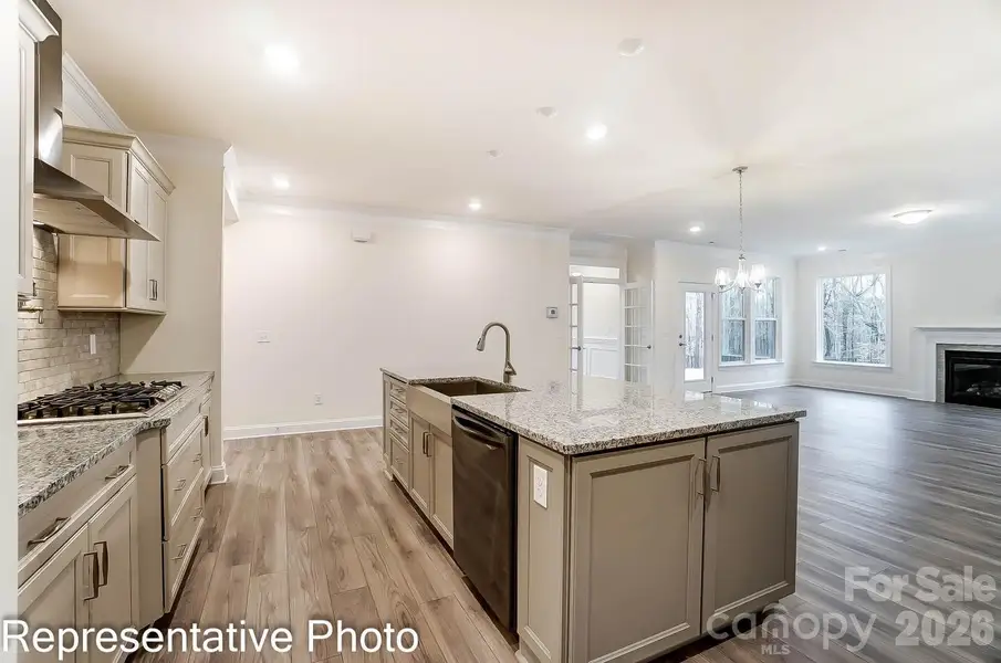 Furnished interior view inside a new home in The Enclave at Laurelbrook, Sherrills Ford (Image 6).