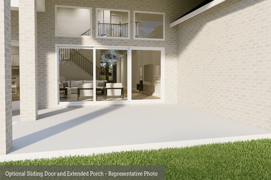 Representative exterior details of a home built from the The Micah by David Weekley Homes in Briarley, Montgomery (Image 3). Representative exterior details of a home built from the The Micah by David Weekley Homes in Briarley, Montgomery (Image 3).